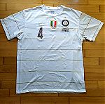  Inter Milan προπονητική 2008 Javier Zanetti #4 Worn/Issued XL
