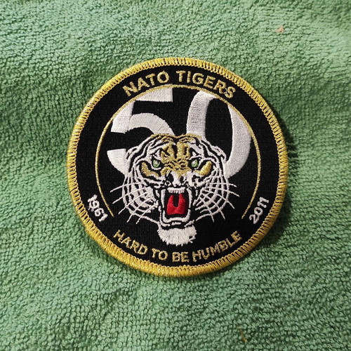 NATO Tiger Meet 50th Anniversary Collectible Patch new