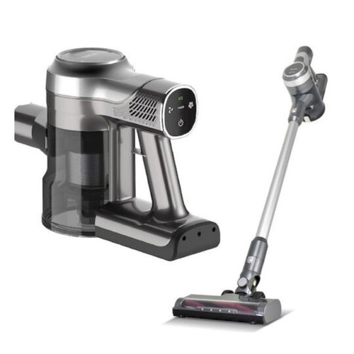 Bruno BRN-0160 rechargeable 2-in-1 stick and handheld vacuum cleaner, silver