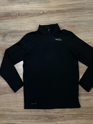 Nike Lacrosse LAX Dri-Fit Quarter Zip Pullover size S like new, black