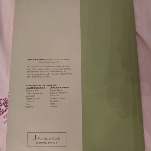 Junior English B Class Companion book