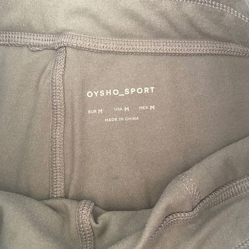 OYSHO sport leggings like new, size M, cotton fabric