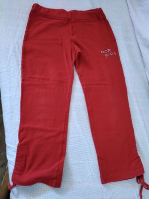 New cotton Capri pants size 12 red like new