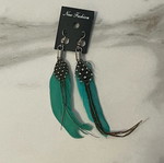 Feather earrings new
