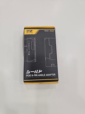 EZDIY-FAB Shield Series 8-Pin PCIe GPU Power Adapter 90° Reverse Type Purple, σετ 2 τεμαχίων