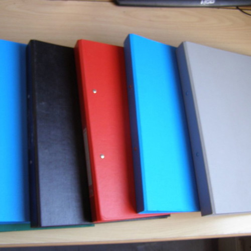 A4 school binder with 2 rings used 32x24x3.5 cm
