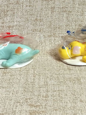 Puppies new, pack of 2, 18 cm length