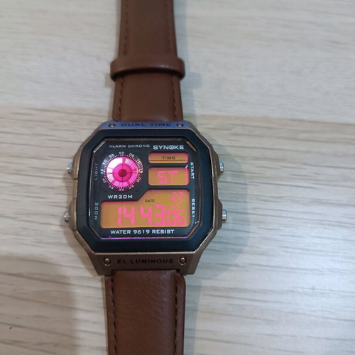 Synoke AE 1200 Custom Screen Mod Wristwatch new, brown
