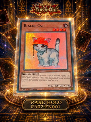 Yu-Gi-Oh! Rescue Cat card