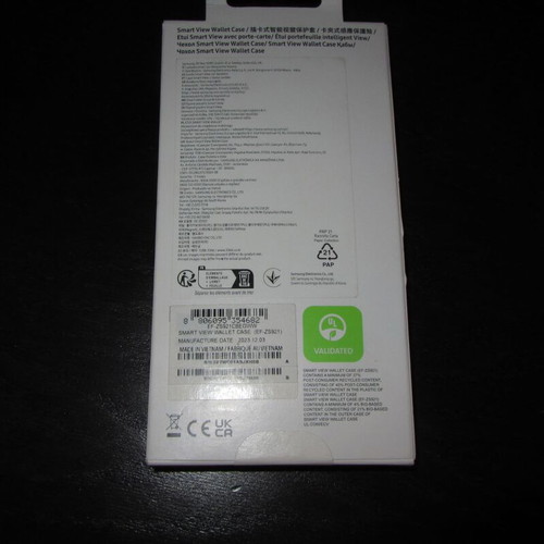Θήκη Samsung Galaxy S24 Smart View πορτοφόλι, μαύρη, καινούργια σφραγισμένη