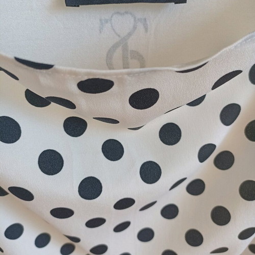 Twinset women's blouse like new, size S, black and white