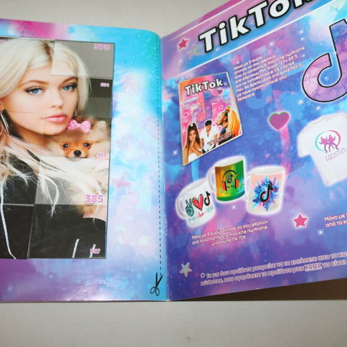 TikTok Glitter Stickers Album