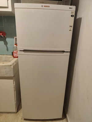 Bosch refrigerator, white, two-door freezer top