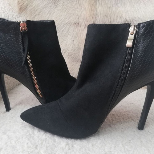 Voi & Noi high-heeled ankle boots used, size 39, black
