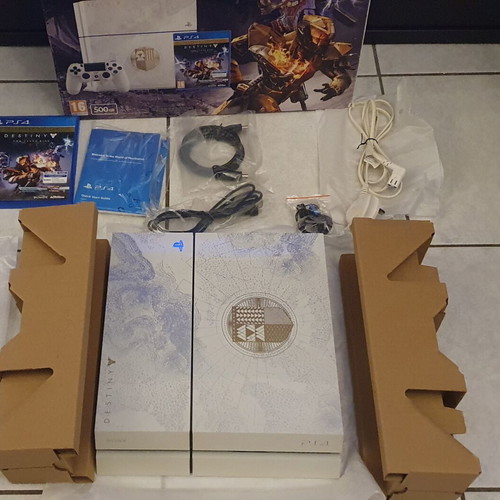 PlayStation 4 Destiny Edition console like new with box and accessories