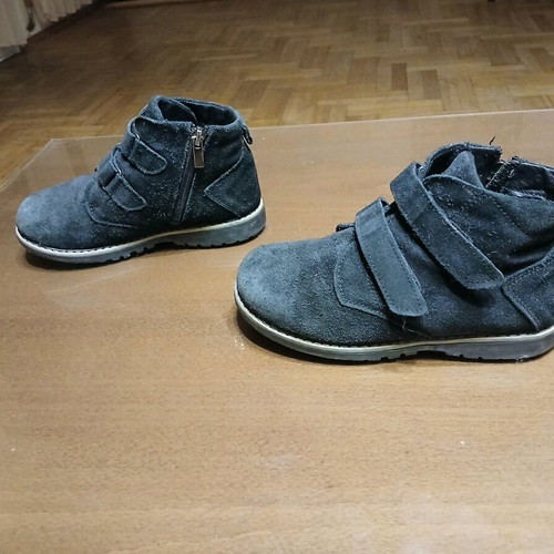 Winter boots for boys size 32 dark blue used in very good condition