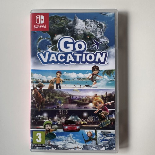 Go Vacation Nintendo Switch game like new, adventure and racing