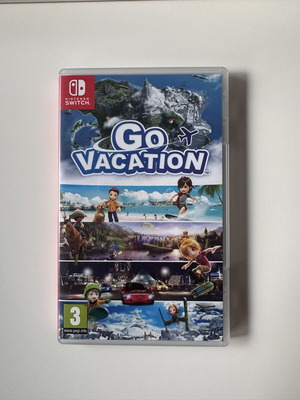 Go Vacation Nintendo Switch game like new, adventure and racing