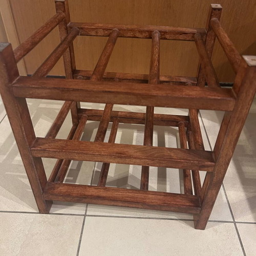 Wooden wine rack 9 positions like new
