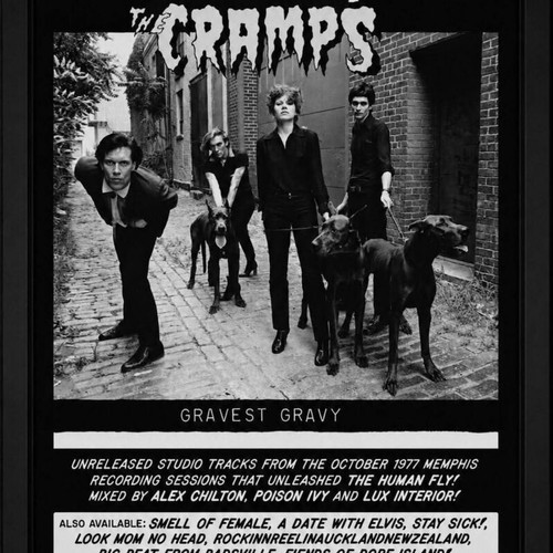 The Cramps poster new, 32×23cm with frame