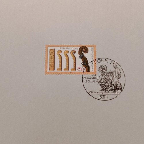 German stamps 1993 first day cover Bonn, mint condition, block of four
