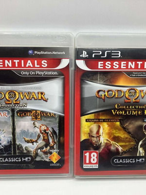 God of War συλλογές PS3 παιχνίδια μεταχειρισμένα, τόμοι 1 και 2