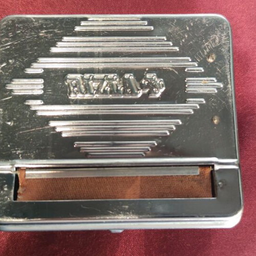Rizla device and gas lighter like new, matte inox