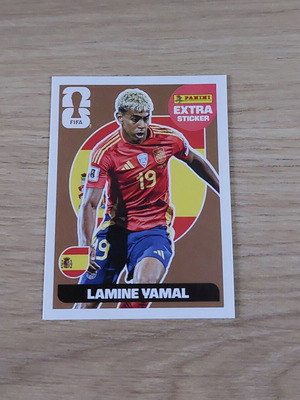 Panini Extra Lamine Yamal Bronze sticker World Cup 2026 like new