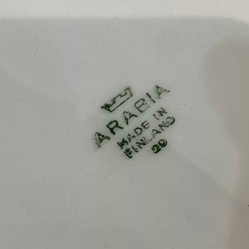 Set of 2 vintage serving platters used, Made in England 35x35
