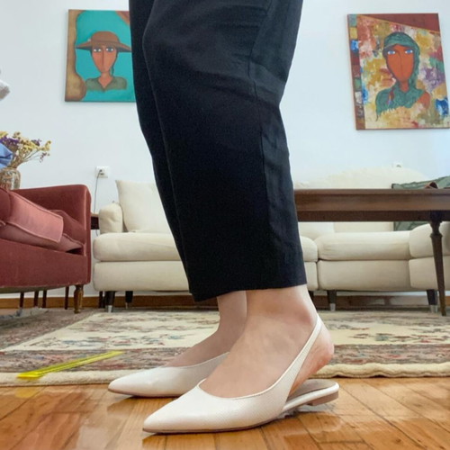 Asos slingback pumps white size 38 used