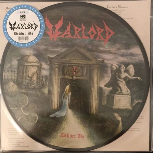 Warlord Deliver Us Pic.LP new, metal