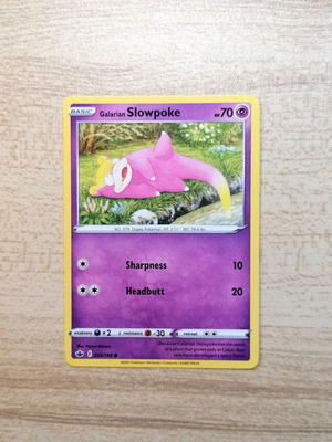 Κάρτα Pokémon Galarian Slowpoke Chilling Reign 2021 καινούργιο