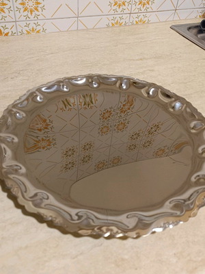 Vintage Vianox stainless steel tray 31 cm like new