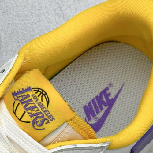 Air Jordan 1 Low LA Lakers Edition new handmade sneakers