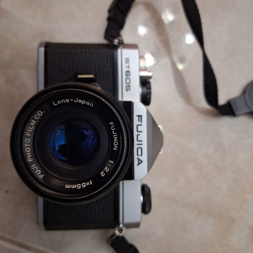 Fujica camera used with leather case