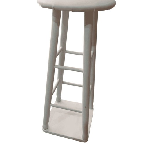 White wooden stool used 80x31