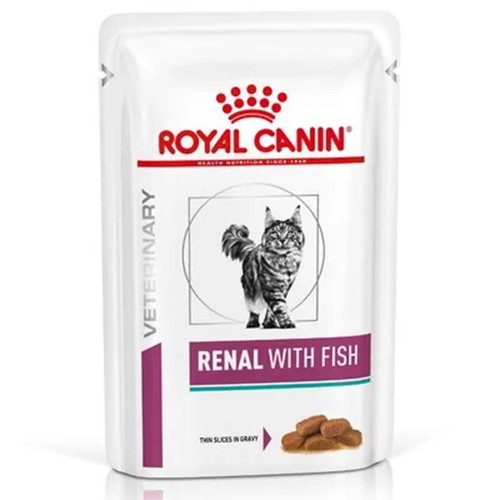 Royal Canin Veterinary Renal with Fish τροφή για γάτες 85γρ