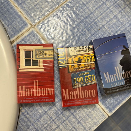 Marlboro collectible packs used, unopened packs