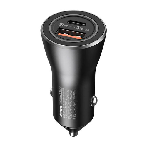 Remax RCC107 car charger new with USB and USB-C ports