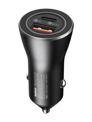 Remax RCC107 φορτιστής αυτοκινήτου καινούργιος με USB και USB-C