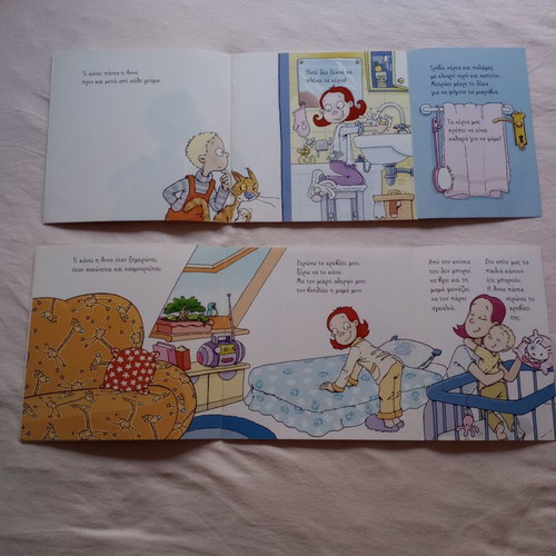 Educational storybook booklets new, healthy nutrition and household