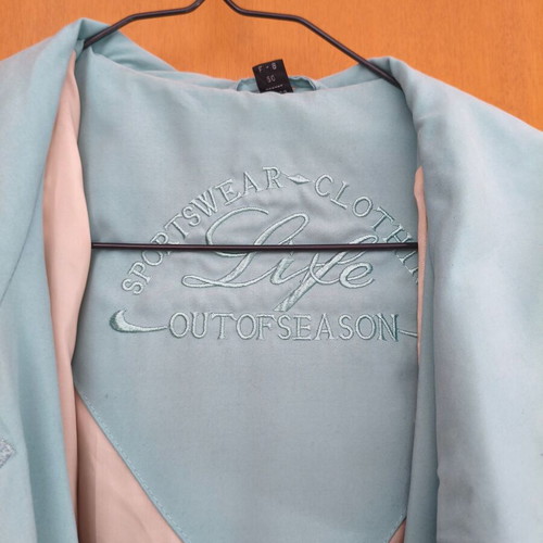 Spring jacket turquoise L like new, vintage sportswear