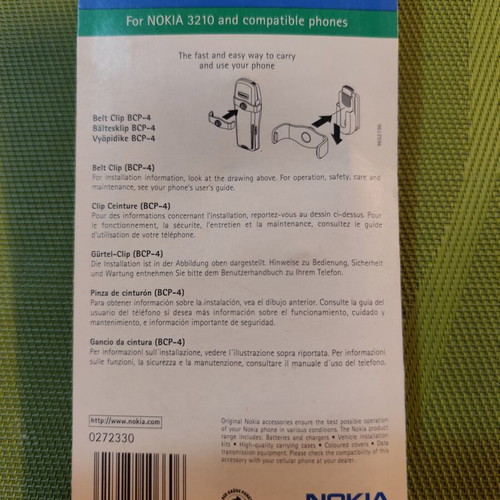 Nokia Belt Clip BCP-4 for Nokia 3210 new