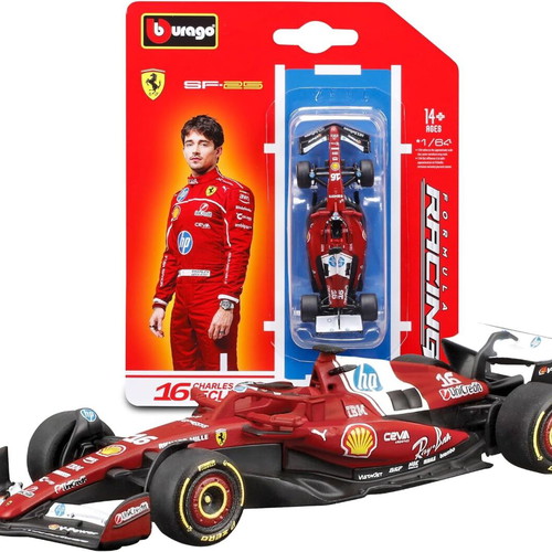 Ferrari Charles Leclerc F1 1:64 model car