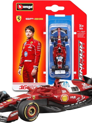 Ferrari Charles Leclerc F1 1:64 model car