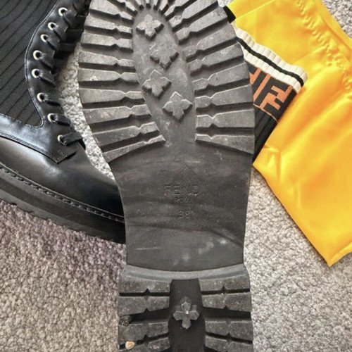 Boots with sock and leather in like new condition