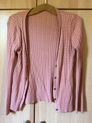 Lightweight women's cardigan pink, like new