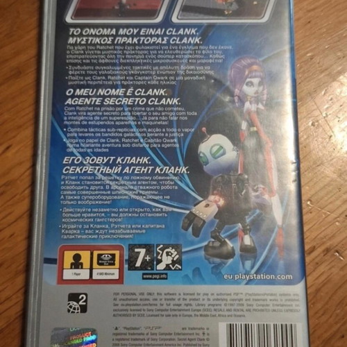 Secret Agent Clank PSP game