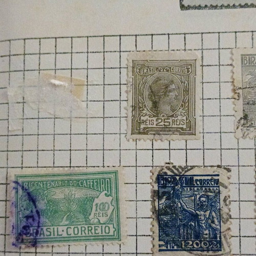 Brazilian stamps like new with unsealed items