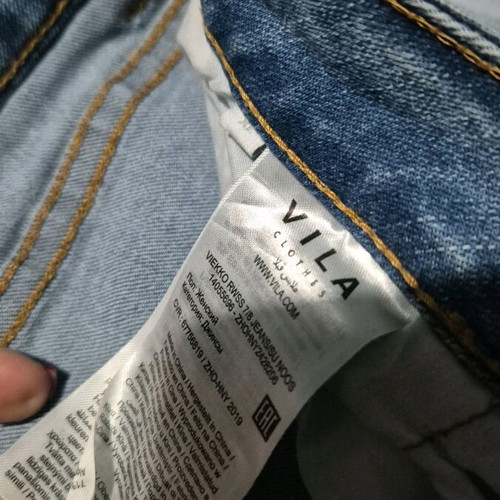 Set Beige H&M Hoodie and Light Blue Vila Jeans like new